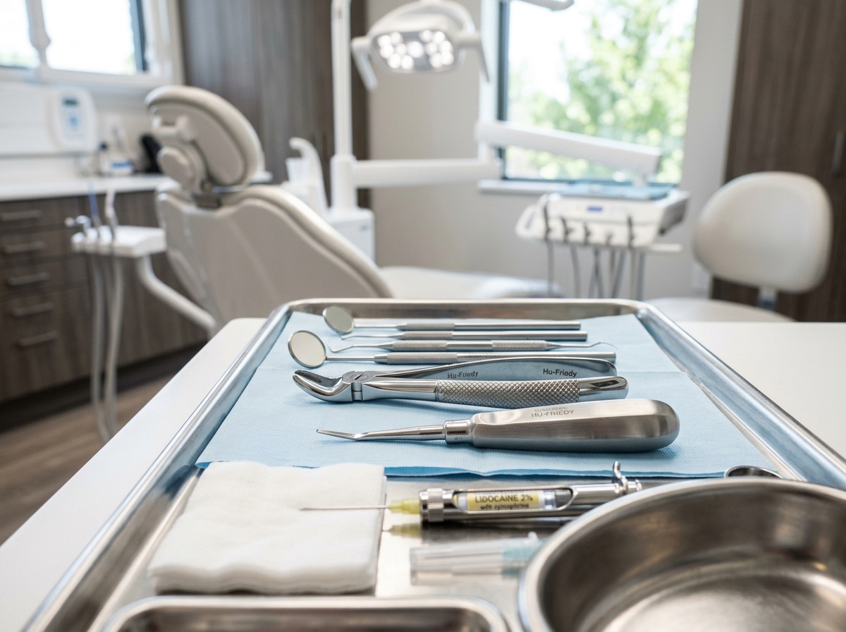 Procedimiento seguro de extracción dental